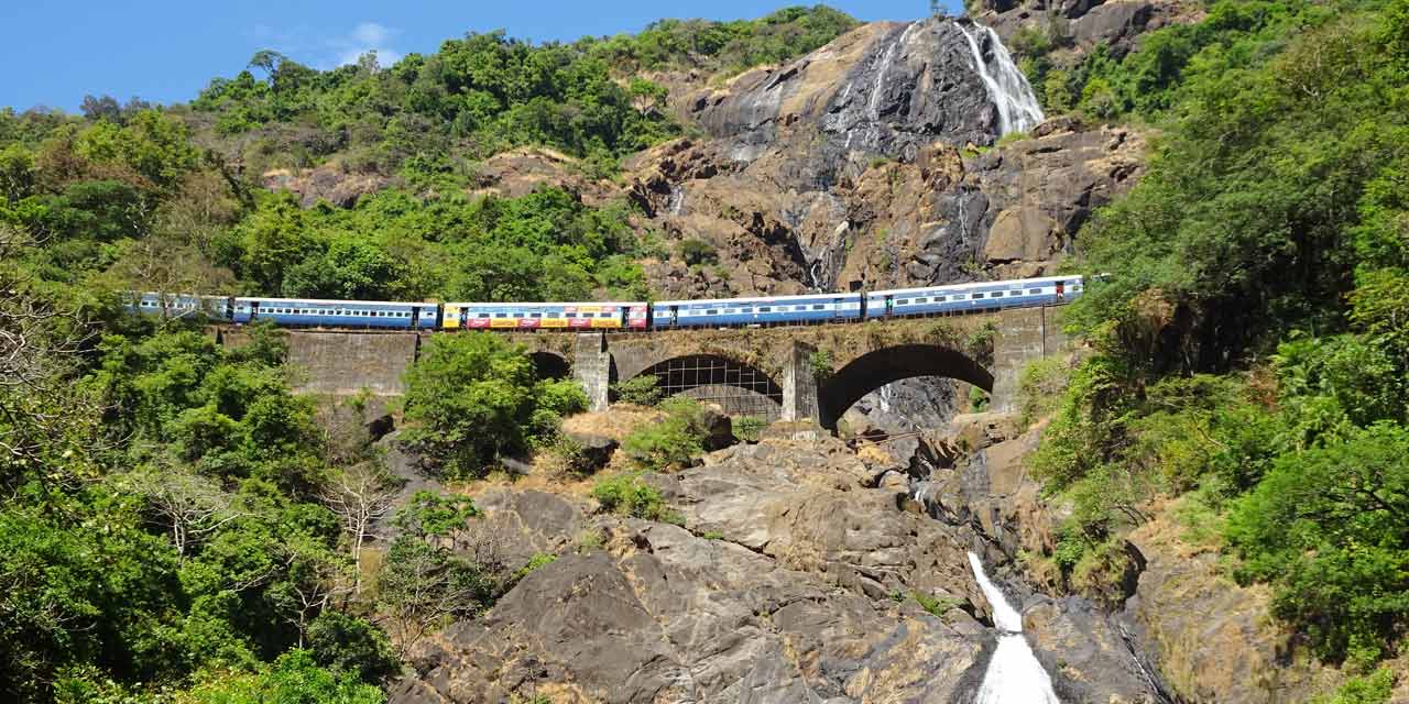 Dudhsagar Waterfall Goa India Timings Location Best Time to